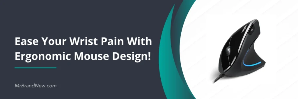 Ease Your Wrist Pain With Ergonomic Mouse Design!